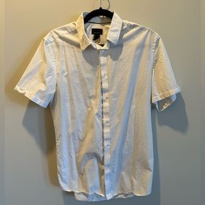 H&M short sleeve men’s button down shirt